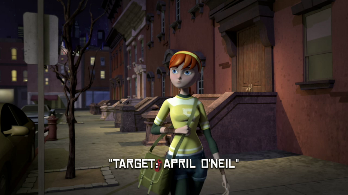 April O'Neil... since his wife is out